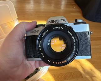 Minolta XG-1 35mm SLR Camera with MC Rokkor-X 50mm f/1.7 Lens
