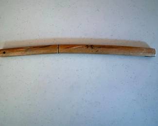 Japanese Tanto Knife with Wooden Saya and Handle