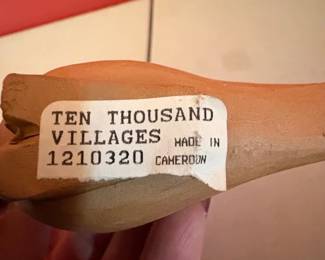 Ten Thousand Villages Ceramic Bird Whistle second image
