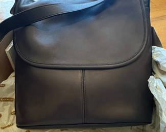 Coach Whitney Black Leather Shoulder Bag