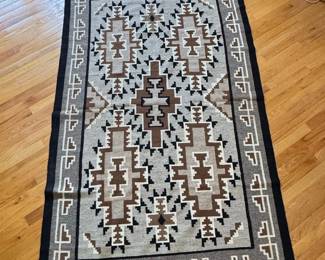 Two Grey Hills Navajo Rug