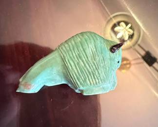 Carved Jadeite Buffalo Figurine second image