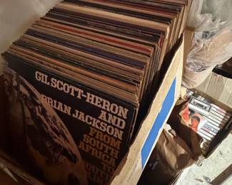 Assorted Vinyl Records Collection