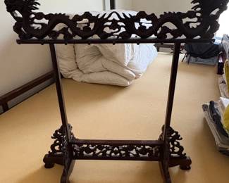 Carved Dragon Display Stand