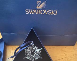 Swarovski Annual Edition Snowflake Star Ornament