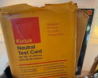 Kodak Neutral Test Card Kit (4 Cards & Instructions)