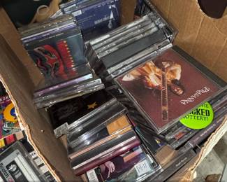 Assorted Music CDs and Cassette Tapes Lot including Prasanna, Phil Perry, Rod Stewart, Wendy Zoffer, and Scotch CX tapes