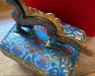 ArdleighElliott Dragon Dance Chinese Cloisonn Music Box second image