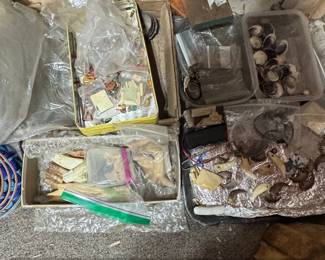 Assorted Crafting Supplies with Natural Elements