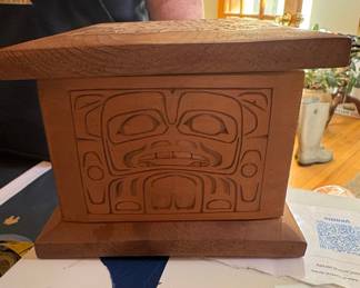 Kwakiutl Bentwood Box "Bear Box"