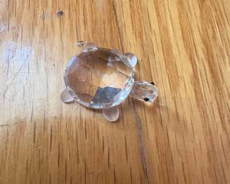 Swarovski Crystal Turtle Figurine