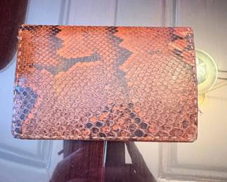 Python Skin Bifold Wallet