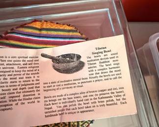 Tibetan Singing Bowl Set with Mallets second image