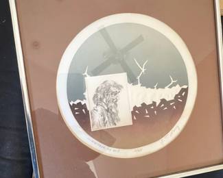 S.T. Levy Whither We Go Etching Print