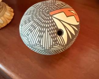 Acoma Polychrome Seed Pot