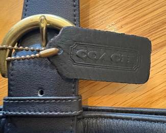 Coach Soho Duffle Black Leather Shoulder Bag second image