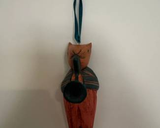 Wooden Musician Ornament