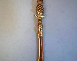 Solid Brass Pineapple Letter Opener