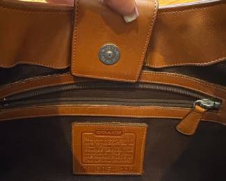 Coach Leather Shoulder Bag second image