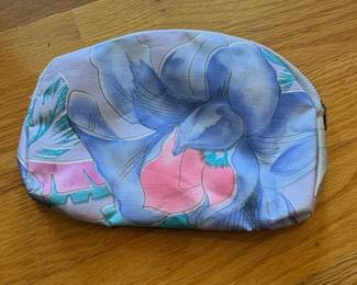 Floral Print Cosmetic Bag