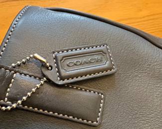 Coach Bleecker Black Leather Tote Bag second image