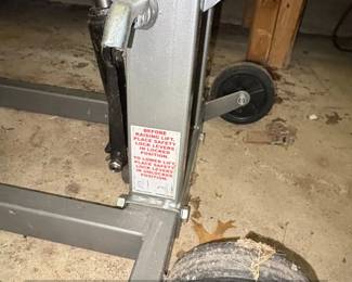 Pittsburgh lb Capacity High Lift Riding Mower or ATV Jack fourth image