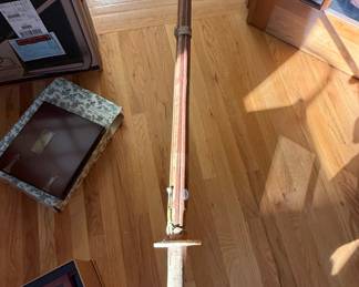Antique Japanese Naginata Practice Sword (Shinai)