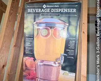Members Mark Gallon Beverage Dispenser