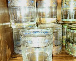 Mid Century Culver Sorento Rocks Glass Set