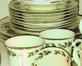 Christmas China Set