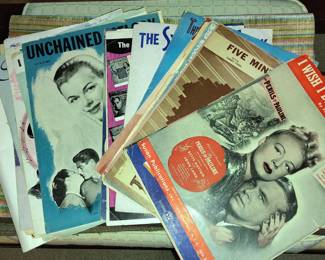 Vintage Piano Sheet Music 