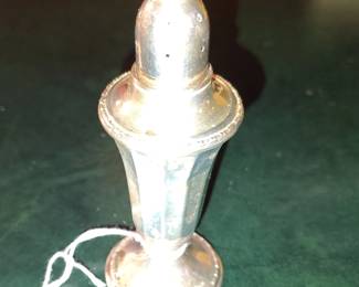 Sterling Pepper Shaker 