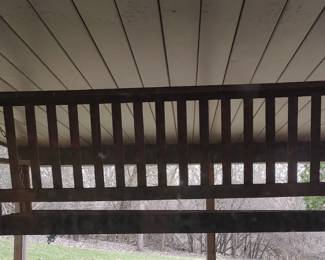 Wooden Hanging Porch Swing