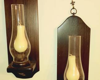 Wooden Wall Sconces 