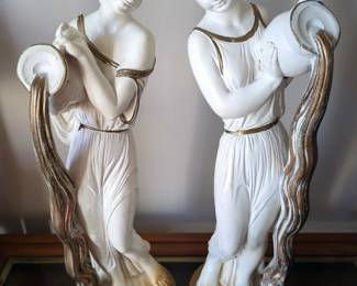 Zaphir Spanish Porcelain Statuette, 17" Tall