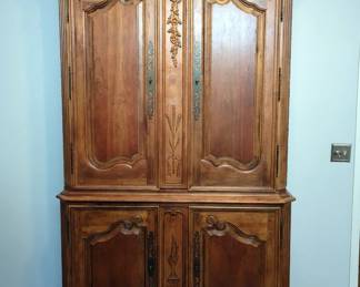 Drexel Heritage Wood Armoire Dresser, Approx 92" x 48" x 22"