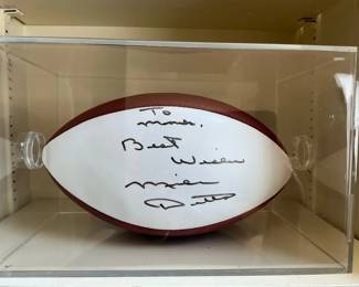 01 Football Chicago Bears Autographed By Mike Ditka