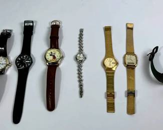 Mixed Mens Womens Watches Vintage, Casual, Mickey, Digital