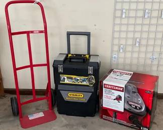 Hand Truck, Stanley Mobile Work Center, Craftsman WetDry Vac