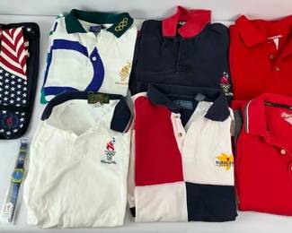 Vintage Polo Shirt, Olympic, CocaCola Americana Styles Accessories