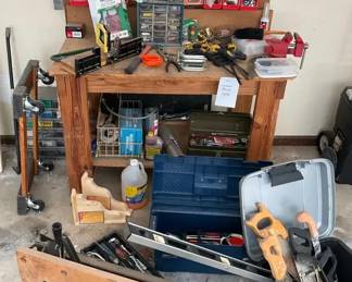 Hand Tools, Toolbox, Saws, Hardware More No BenchVise