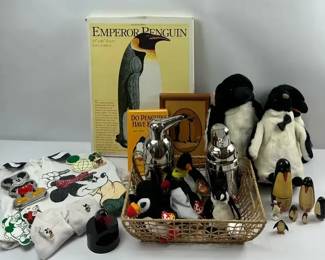 Penguin Collector Plush, Figurines, Books, Barware Disney Tee
