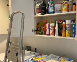 Household Cleaning Supplies Lot Clorox Lysol Wipes Sprays Vacuum Bags Laundry Room Bundle