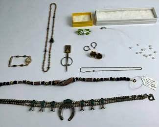 05 Mixed Jewelry Watch 14K , Beaded Necklaces, Bracelet, Earrings More