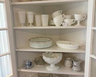 milk glass collection