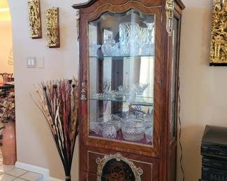 French kingwood display cabinet $500