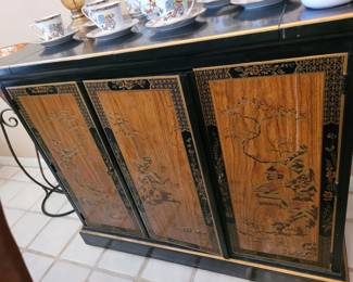 Drexel Asian Chinoiserie Bar $550