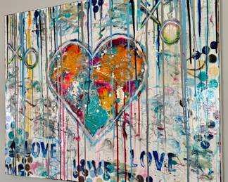 "Love" Original Meredith Haute Artwork