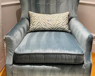 Ethan Allen Velvet Accent Chair