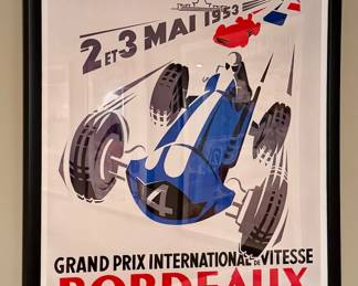 Grand Prix Bordeaux Framed Print